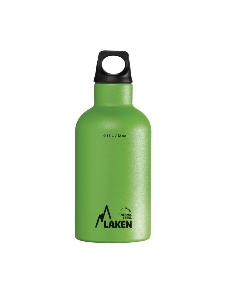 GREEN STAINLESS STEEL THERMO BOTTLE 0.35L FUTURA