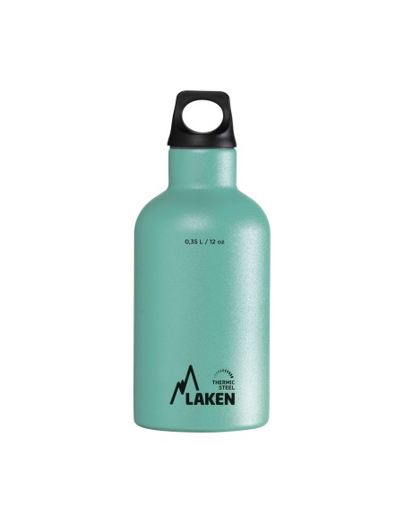 TURQUOISE GREEN STAINLESS STEEL THERMO BOTTLE 0.35L FUTURA