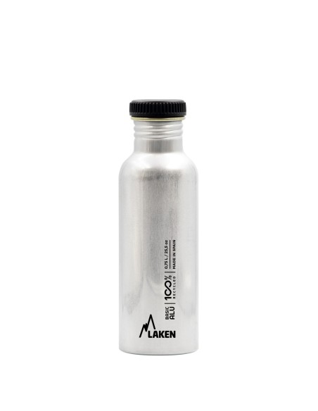 PLAIN ALUMINUM WIDE-MOUTH BOTTLE 0,60L, 0,75L
