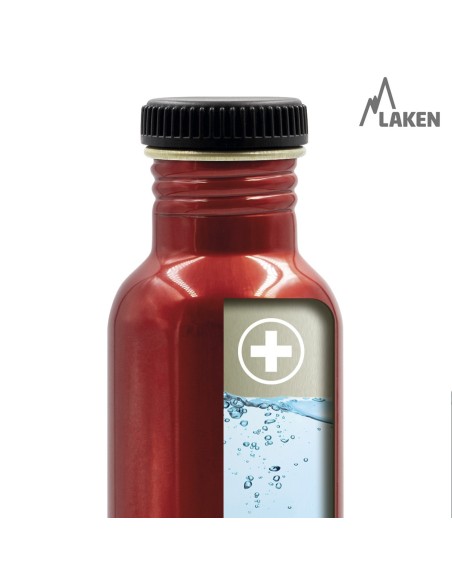 PLAIN ALUMINUM WIDE-MOUTH BOTTLE 0,60L, 0,75L