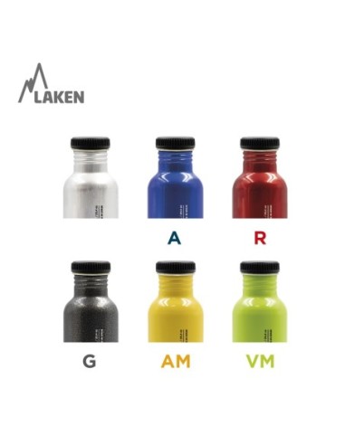 PLAIN ALUMINUM WIDE-MOUTH BOTTLE 0,60L, 0,75L