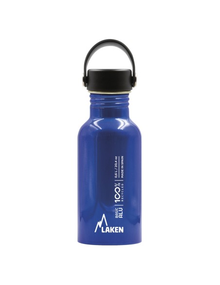 BOTELLA DE ALUMINIO DE BOCA ANCHA OASIS 0,60L AZUL