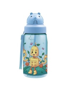 ECO ROBOT: CHILDREN'S TRITAN BOTTLE 0,45L BLUE WITH OBY CAP