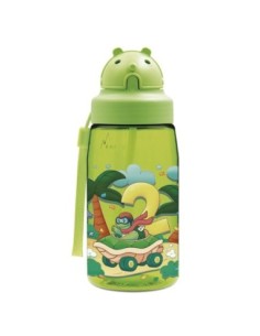 FUNNY CARS: TRITAN BOTTLE 0,45L GREEN OBY CAP (WIDE MOUTH)
