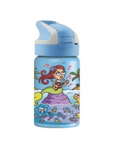 UKELELE: 0.35L BLUE THERMO BOTTLE FOR CHILDREN WITH SUMMIT CAP