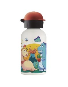 DINASAURS: STAINLESS STEEL THERMO BOTTLE FOR CHILDREN 0,35 L WITH HIT CAP