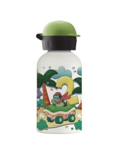 FUNNY CARS: BOTELLA INFANTIL TÉRMICA DE ACERO INOXIDABLE 0,35 L TAPÓN HIT